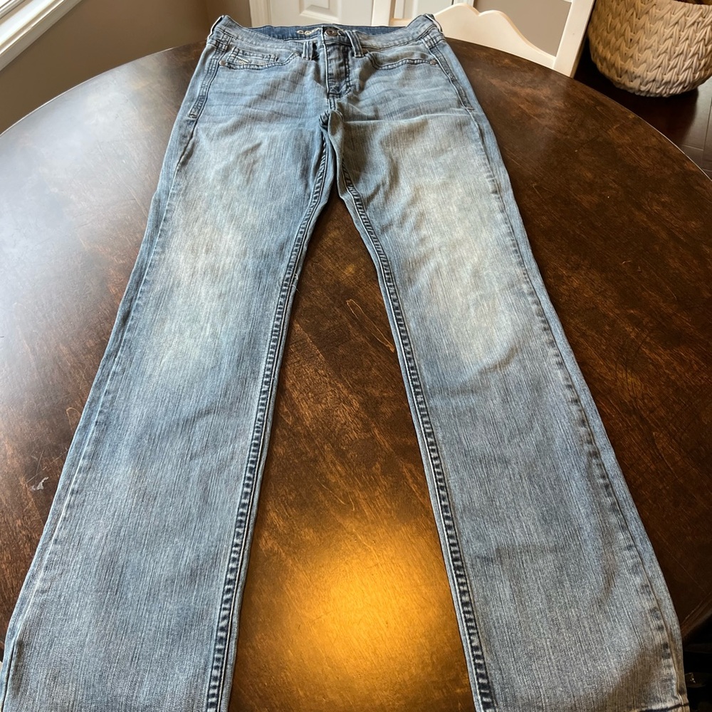 Men's Light Blue Bootcut Jeans - Classic Everyday Denim